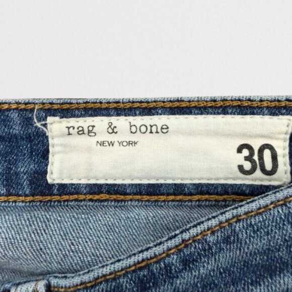 Rag & Bone Dre Low Rise Slim Boyfriend Jeans Size 30 - Picture 5 of 12